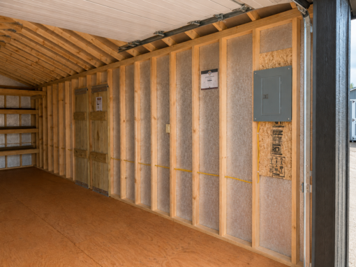 12'x28' Ranch Gable Wood Panel Garage
