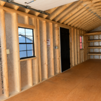 12'x28' Ranch Gable Wood Panel Garage
