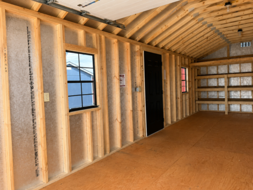 12'x28' Ranch Gable Wood Panel Garage