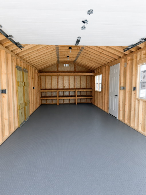 12'x28' Ranch Gable Wood Panel Garage