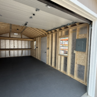 12'x24' Ranch Gable Wood Panel Garage