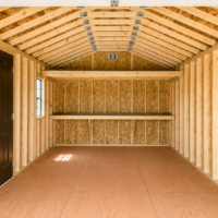 12'x24' Ranch Gable Wood Panel Garage