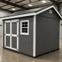10'x12' Ranch Gable Wood Panel Shed