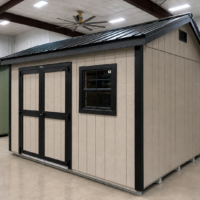 74955 10'x12' Ranch Gable Wood Panel Shed