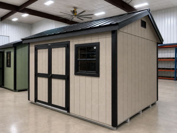 10'x12' Ranch Gable Wood Panel Shed