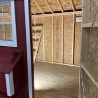 8'x12' Quaker Gable Wood Panel Chicken Coop
