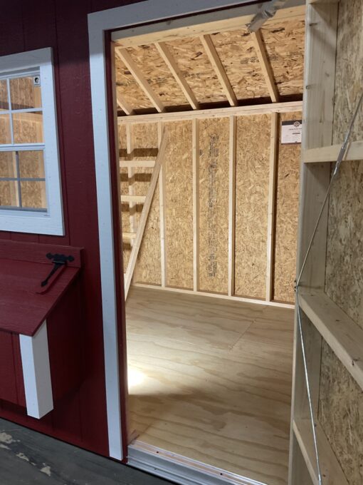 8'x12' Quaker Gable Wood Panel Chicken Coop