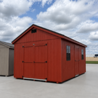 12'x20' Economy Ranch Gable Wood Shed