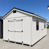75273 12'x20' Economy Ranch Gable Wood Shed