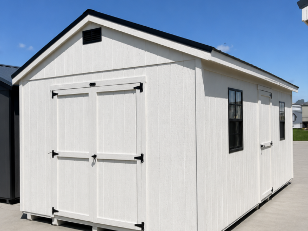 12'x20' Economy Ranch Gable Wood Shed