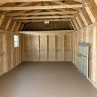 12'x20' Economy High Barn Wood Shed