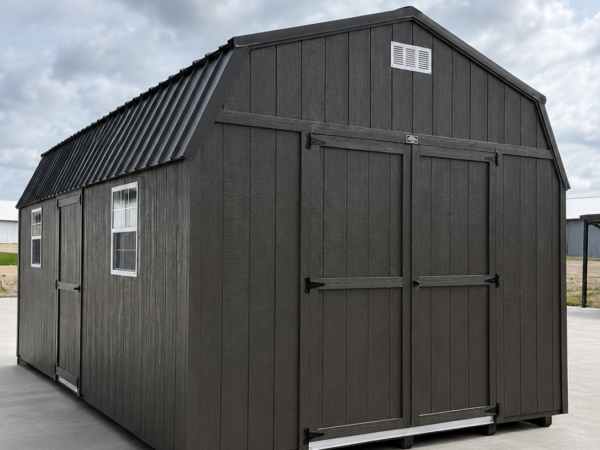12'x20' Economy High Barn Wood Shed
