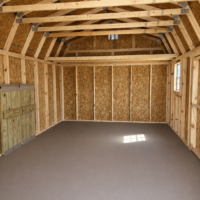 12'x20' Economy High Barn Wood Shed