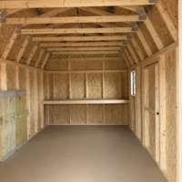 10'x20' Economy High Barn Wood Shed