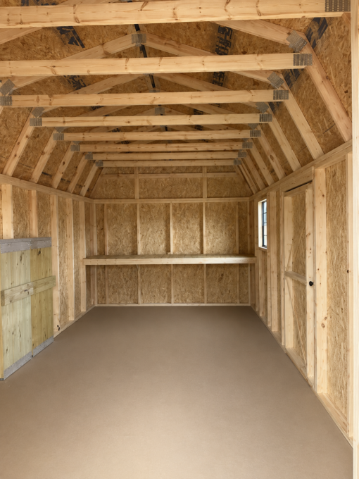 10'x20' Economy High Barn Wood Shed