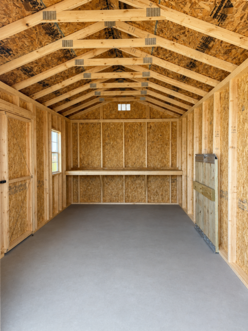 10'x20' Economy Ranch Gable Wood Shed