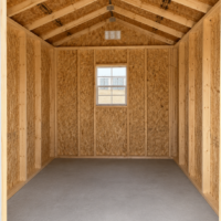 8'x10' Economy Ranch Gable Wood Shed