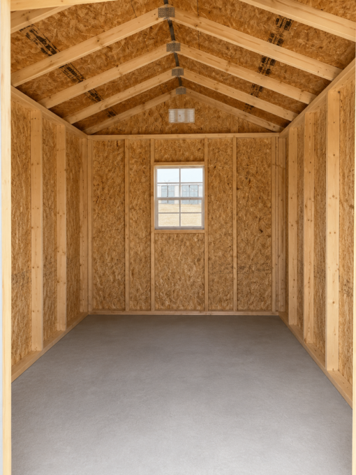 8'x10' Economy Ranch Gable Wood Shed