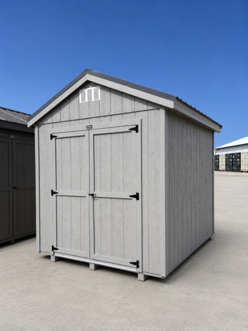 8'x10' Economy Ranch Gable Wood Shed