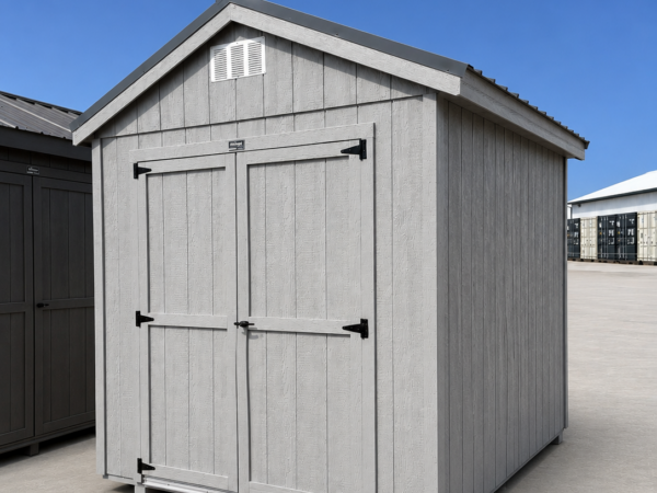 8'x10' Economy Ranch Gable Wood Shed