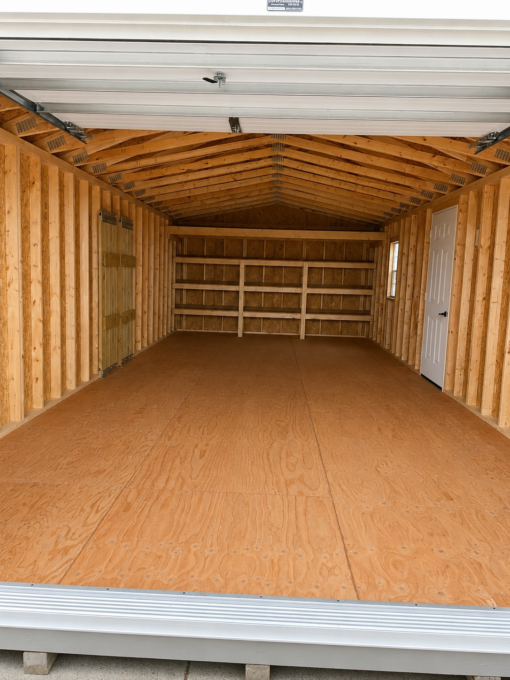 75298-1 14'x32' Ranch Gable Wood Panel Garage
