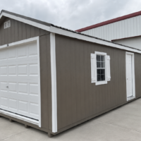 75298 14'x32' Ranch Gable Wood Panel Garage