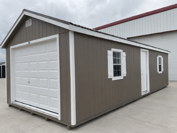 14'x32' Ranch Gable Wood Panel Garage