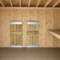 10'x12' Studio Wood Panel Shed