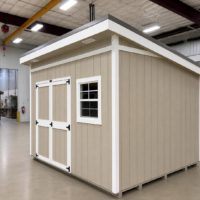 10'x12' Studio Wood Panel Shed