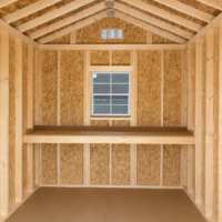 75355-1 8'x12' Ranch Gable Wood Panel Shed