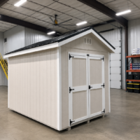 75355 8'x12' Ranch Gable Wood Panel Shed
