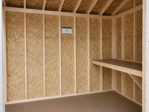 8'x12' Ranch Gable Wood Panel Shed