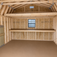 75425-1 12'x16' High Barn Wood Panel Shed