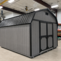 75425 12'x16' High Barn Wood Panel Shed