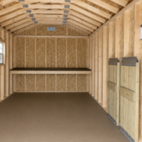 10'x20' Ranch Gable Wood Panel Shed