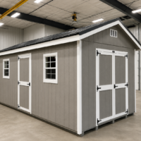 10'x20' Ranch Gable Wood Panel Shed