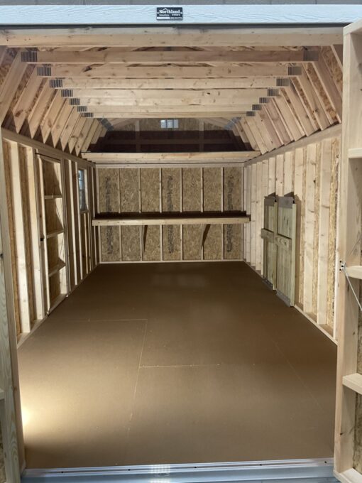 75535-1 10'x20' High Barn Wood Panel Shed