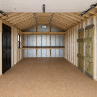 12'x24' Ranch Gable Wood Panel Garage