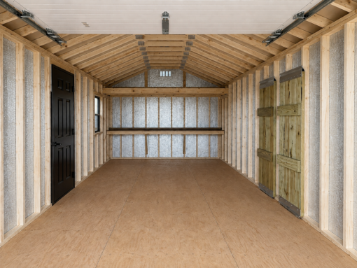 12'x24' Ranch Gable Wood Panel Garage