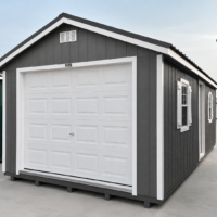 12'x24' Ranch Gable Wood Panel Garage