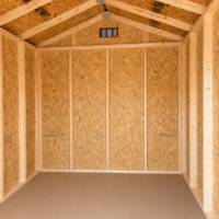 8'x10' Economy Ranch Gable Wood Shed