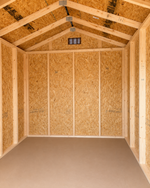 8'x10' Economy Ranch Gable Wood Shed