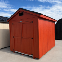 8'x10' Economy Ranch Gable Wood Shed