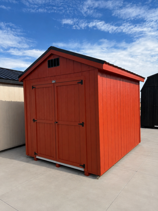 8'x10' Economy Ranch Gable Wood Shed