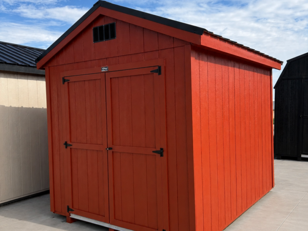 8'x10' Economy Ranch Gable Wood Shed