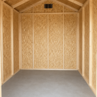 8'x10' Economy Ranch Gable Wood Shed
