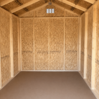 8'x10' Economy Ranch Gable Wood Shed