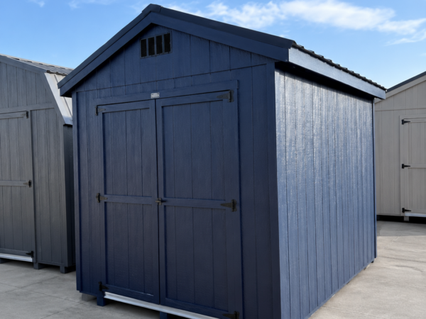8'x10' Economy Ranch Gable Wood Shed