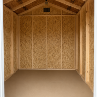 75561-1 8'x10' Economy Ranch Gable Wood Shed
