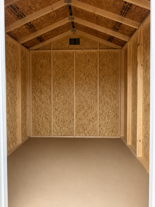 75561-1 8'x10' Economy Ranch Gable Wood Shed